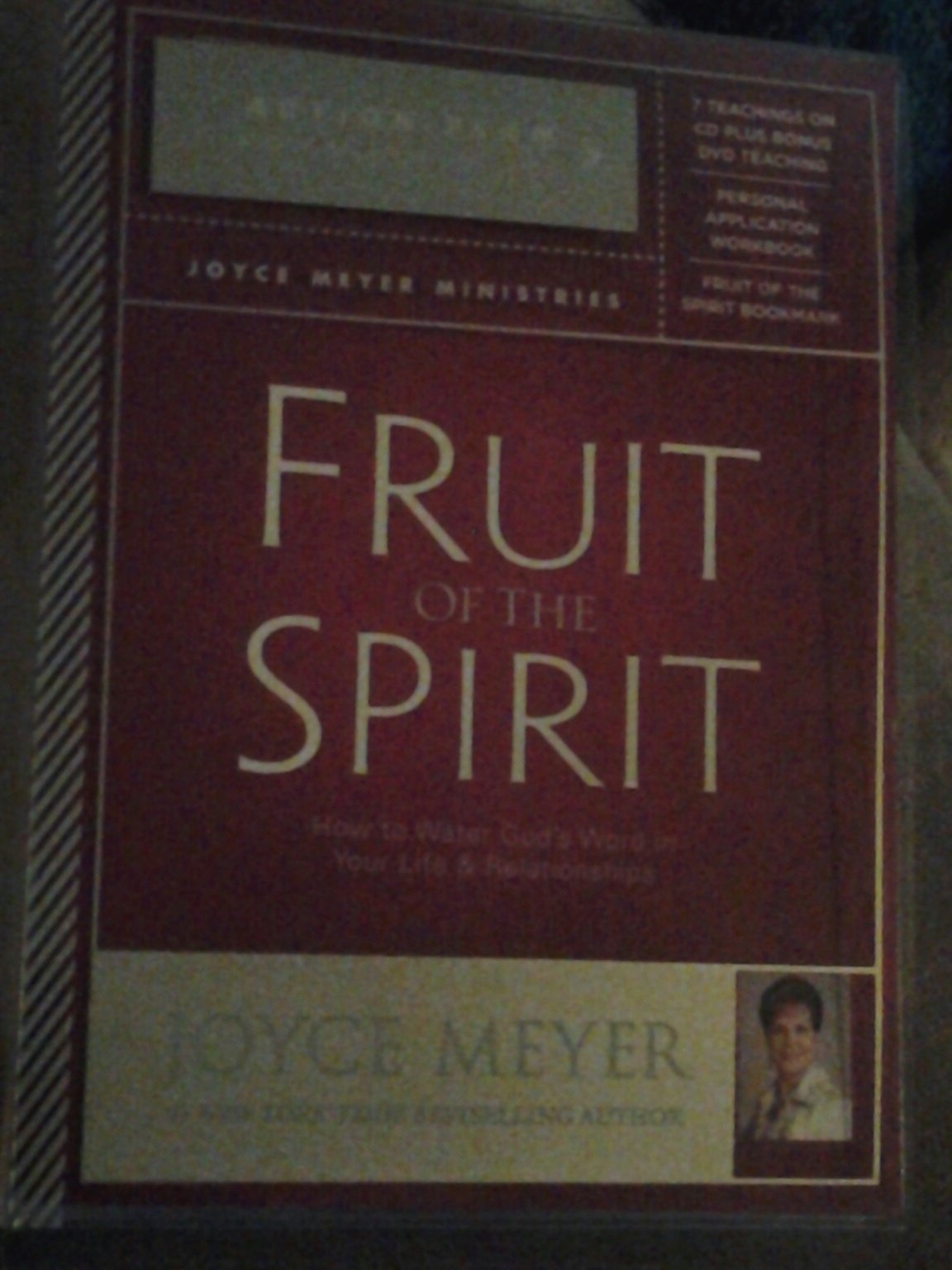 FRUIT OF THE SPIRIT by Joyce Meyer Goodreads