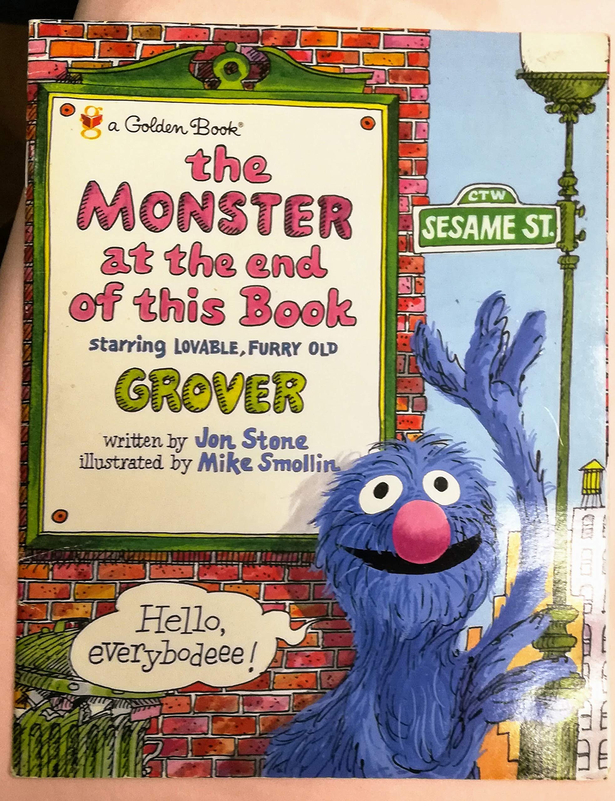 THE MONSTER AT THE END OF THIS BOOK by Jon Stone | Goodreads