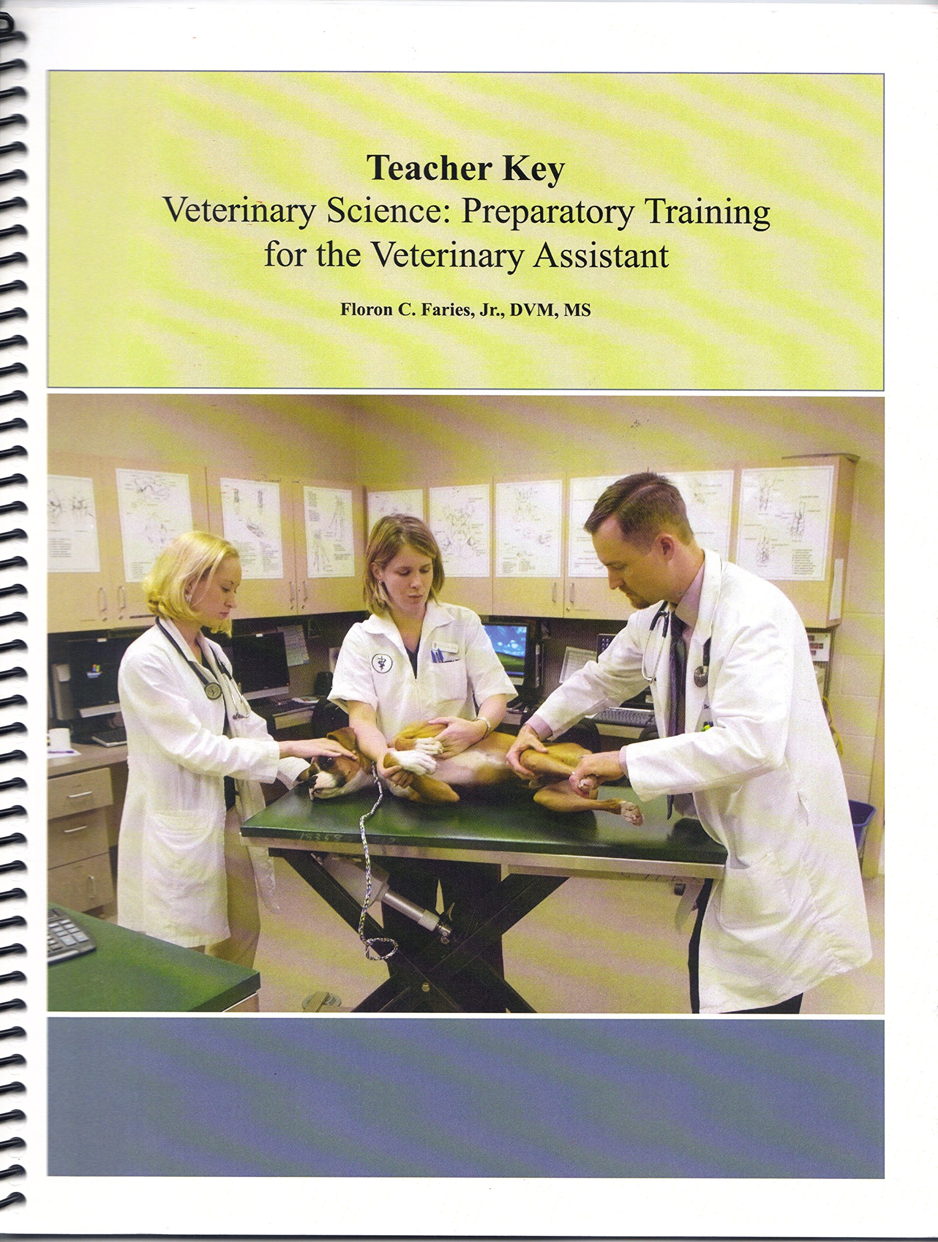 Teacher Key Veterinary science preparatory training for the veterinary