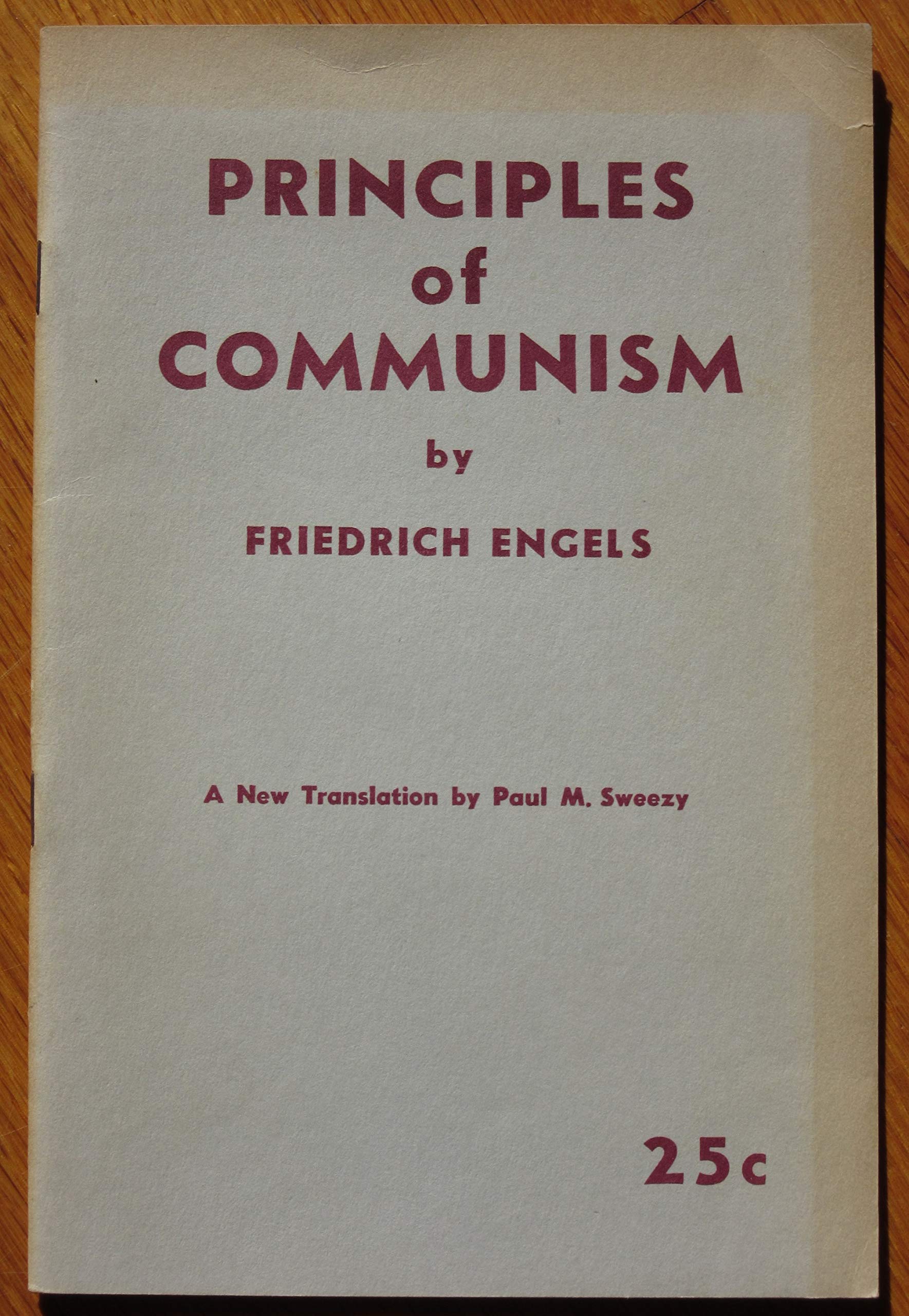 Principles of Communism: Monthly Review Pamphlet Series, #4 by ...