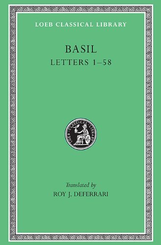 Letters: Letters I-LVIII v. 1 (Loeb Classical Library) by St Basil by ...