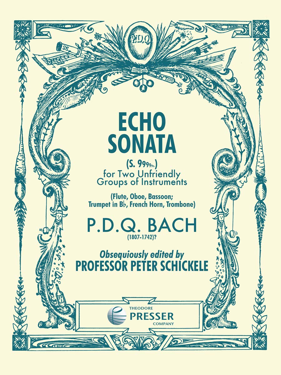 Bach Echo Sonata by P. D. Q. BACH Goodreads