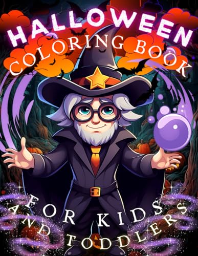 HALLOWEEN COLORING BOOK FOR KIDS AND TODDLERS: 40 ILLUSTRATIONS ALL ...