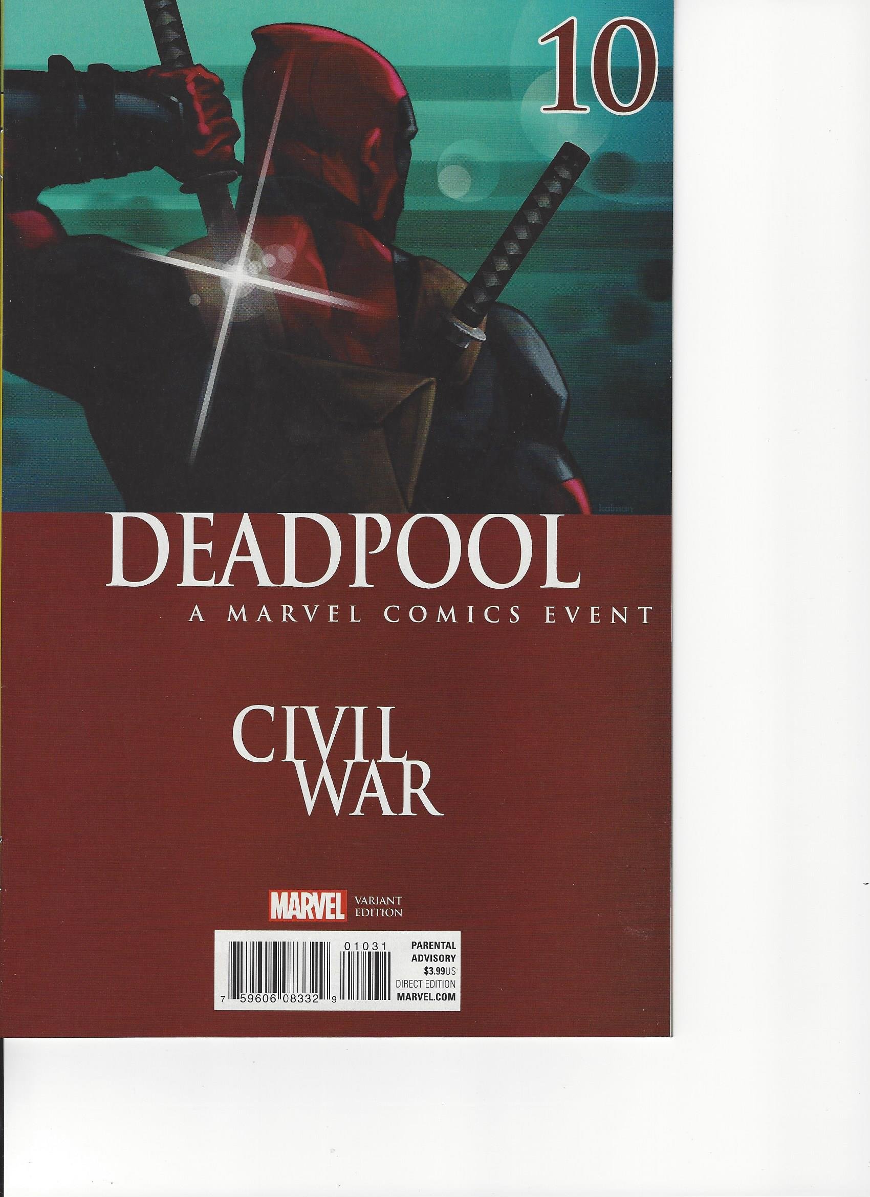 DEADPOOL #10 CIVIL WAR VARIANT by Gerry Duggan | Goodreads