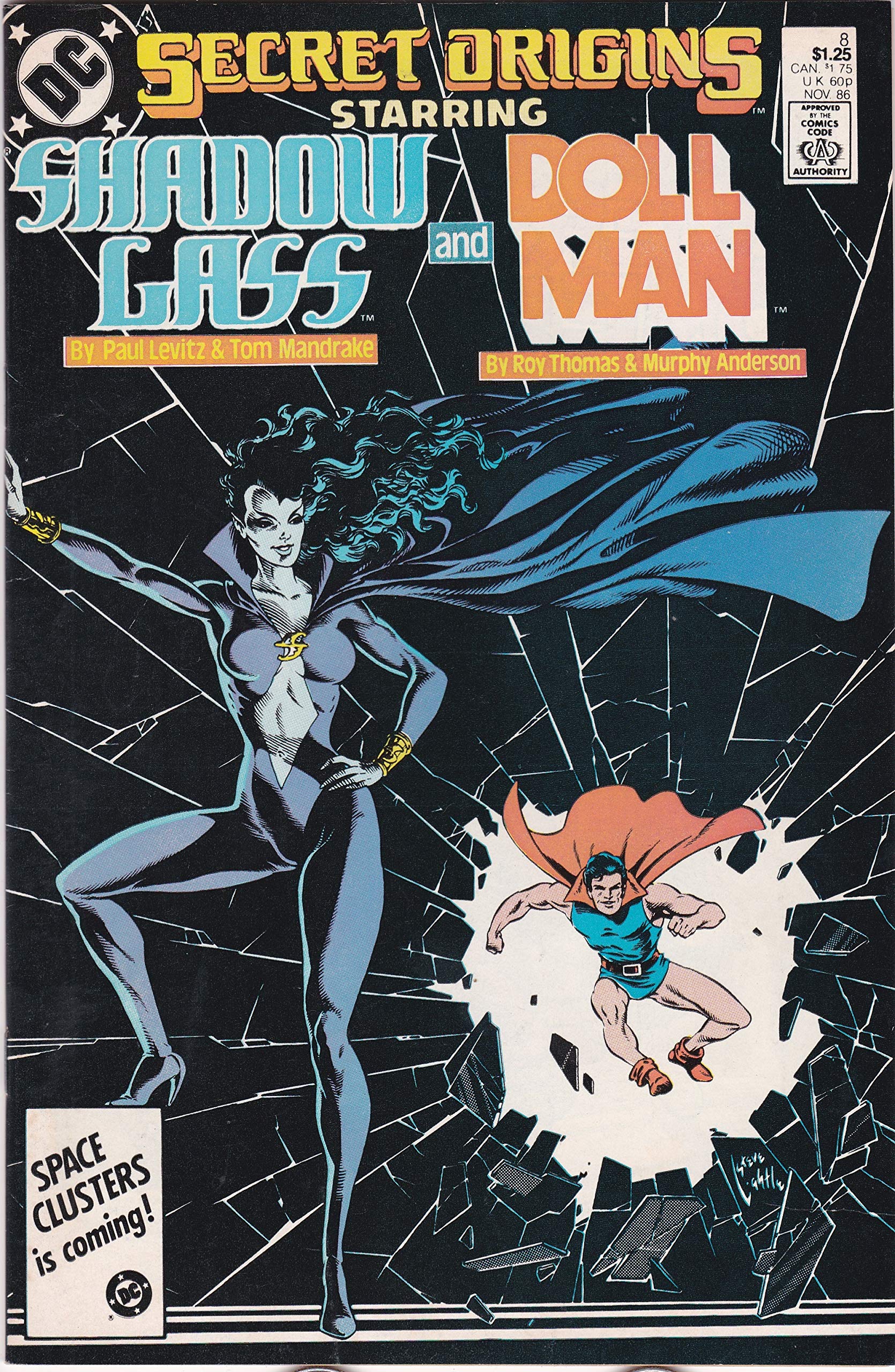 Secret Origins Starring Shadow Lass and Doll Mann Nov. 1986, No