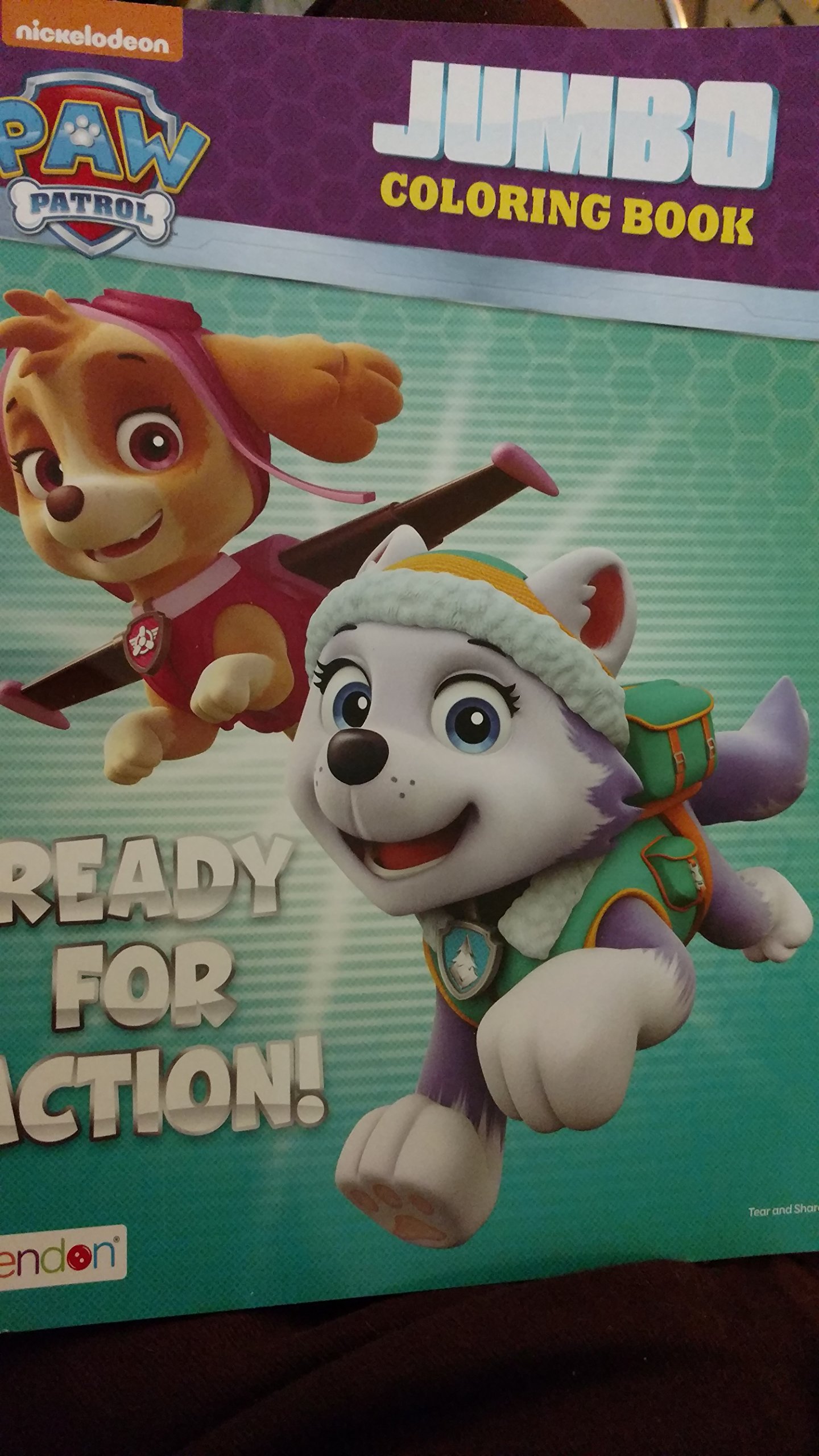 Paw Patrol Jumbo Coloring Book, Ready for Action by Nickelodeon