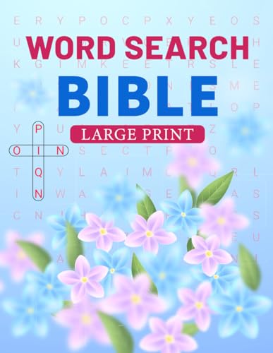 Bible Word Search Large Print: Bible Puzzle Books for Adults &amp; Women ...