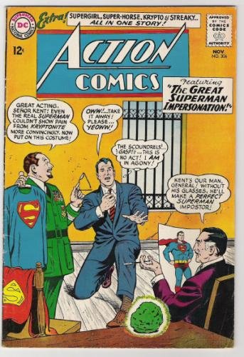 Action Comics book cover