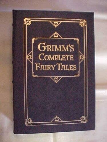 Rare GRIMM'S COMPLETE FAIRY TALES, BARNES AND NOBLE LEATHER COVER GOLD GILT [Hardcover] Unknown book cover