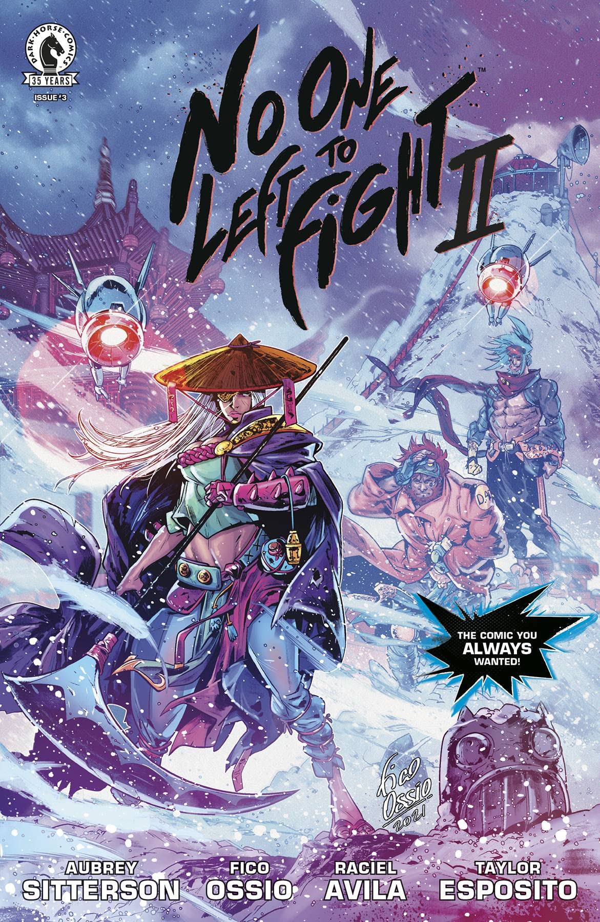 No One Left to Fight II #3 A EDTN Ossio book cover