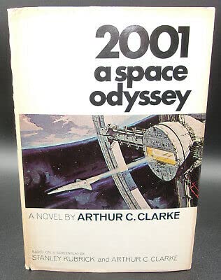 Rare Arthur C. Clarke 2001 A SPACE ODYSSEY 1969 Vintage Book Club ed ...