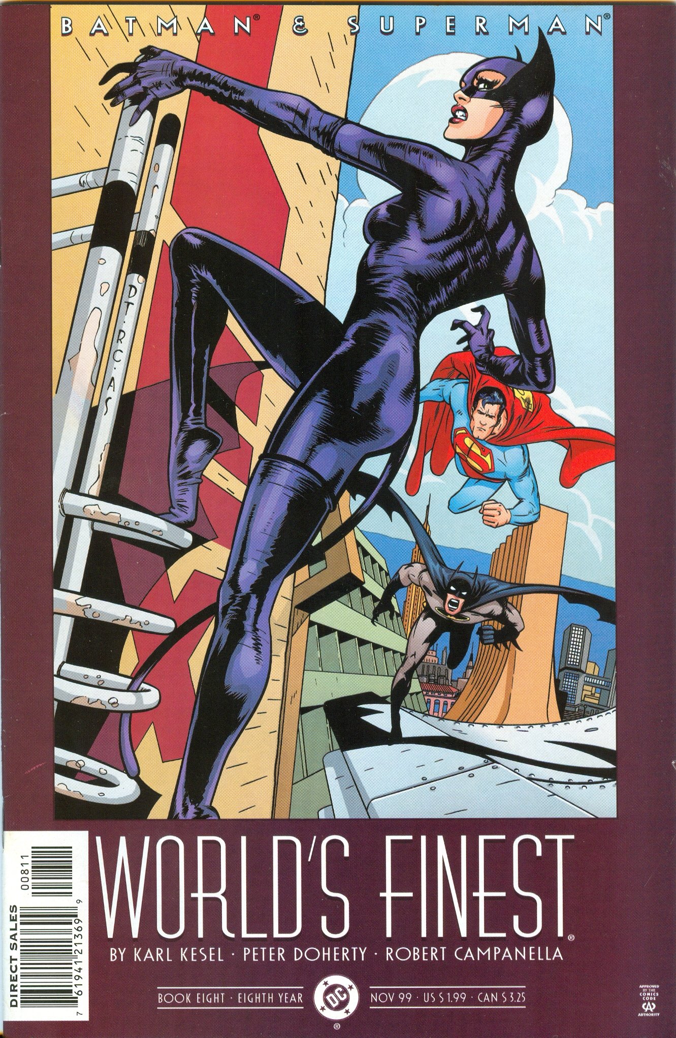 Batman & Superman World's Finest #8 Nov.1999 book cover