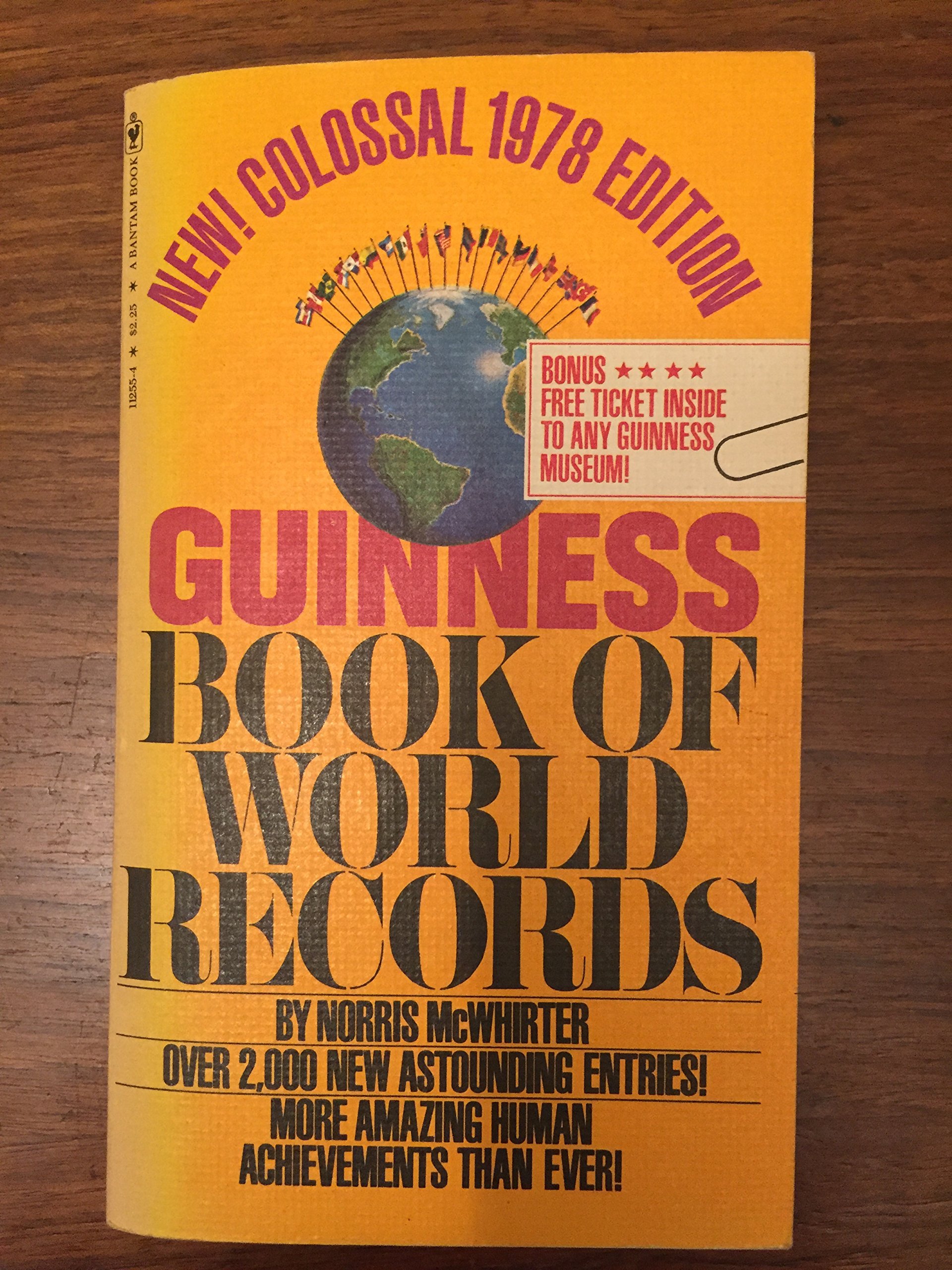 Guiness Book of World Records New Colossal 1978 Edition by Norris