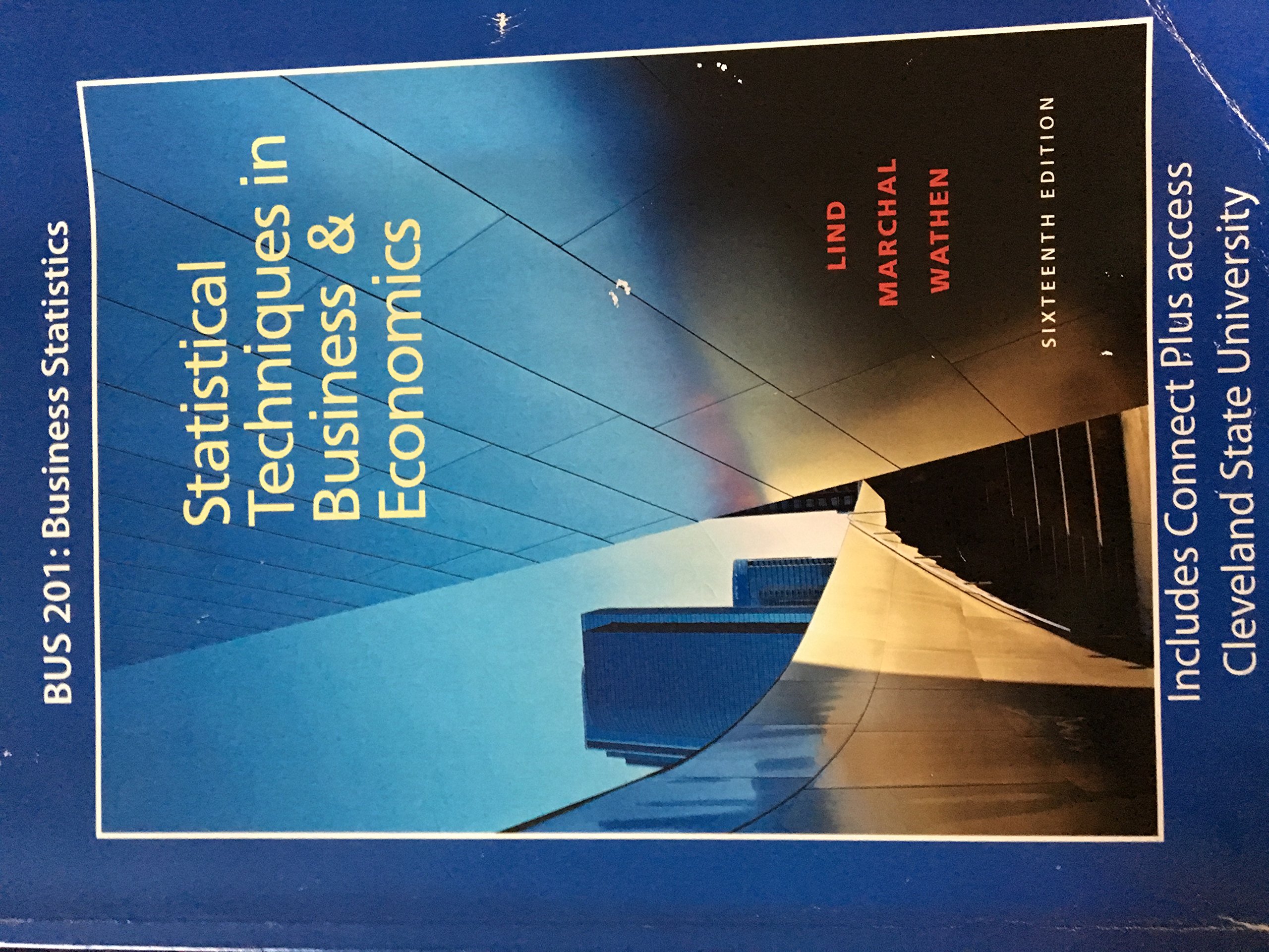 Statistical Techniques in Business & Economics by Douglas A. Lindb
