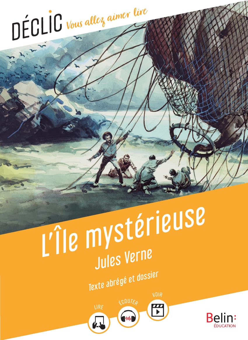 L'Île mystérieuse de Jules Verne book cover