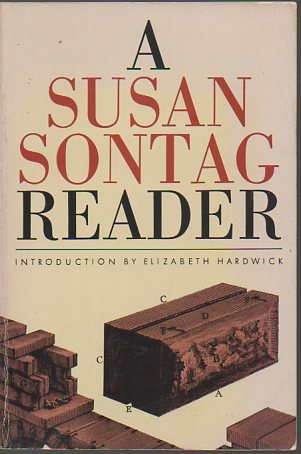 A SUSAN SONTAG READER book cover