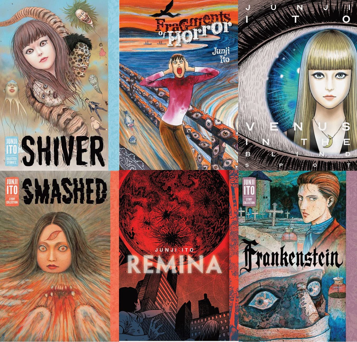 junji-ito-serie-3-deluxe-edition-hardcover-collection-6-book-set-by
