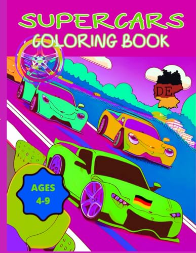 Color the Super Cars: 80 Exciting German Supercars to Color - A Journey