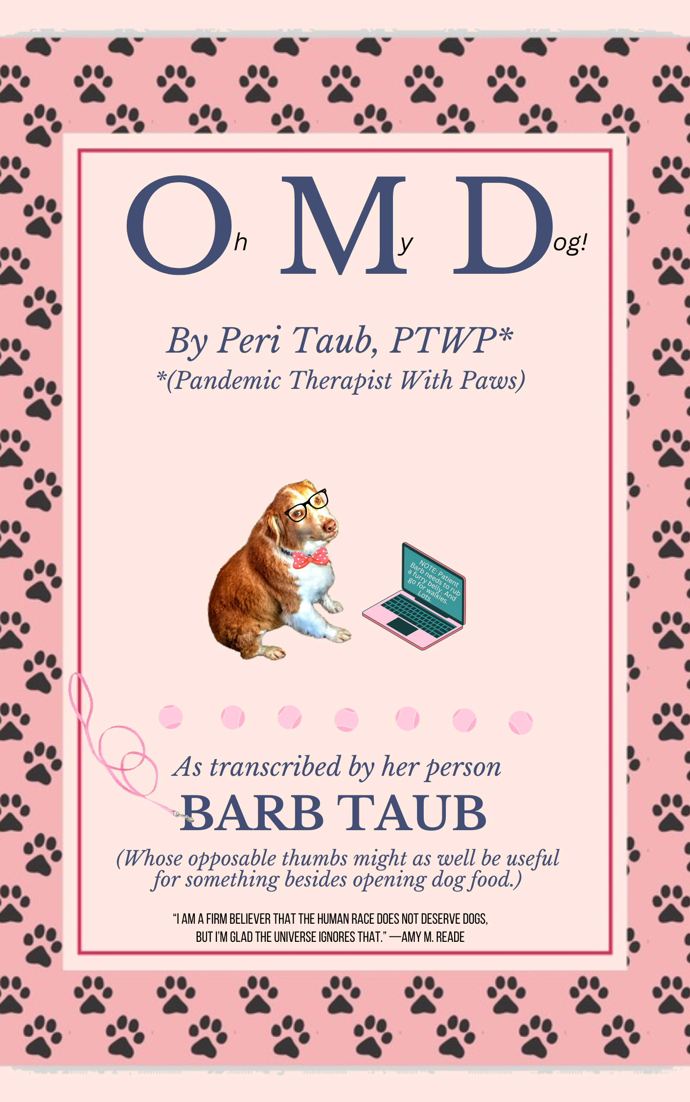 Hapless Writer Oh My Dog! by Peri Taub, PTWP (Pandemic Therapist With Paws) as ...