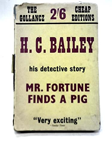 Mr. Fortune Finds a Pig book cover