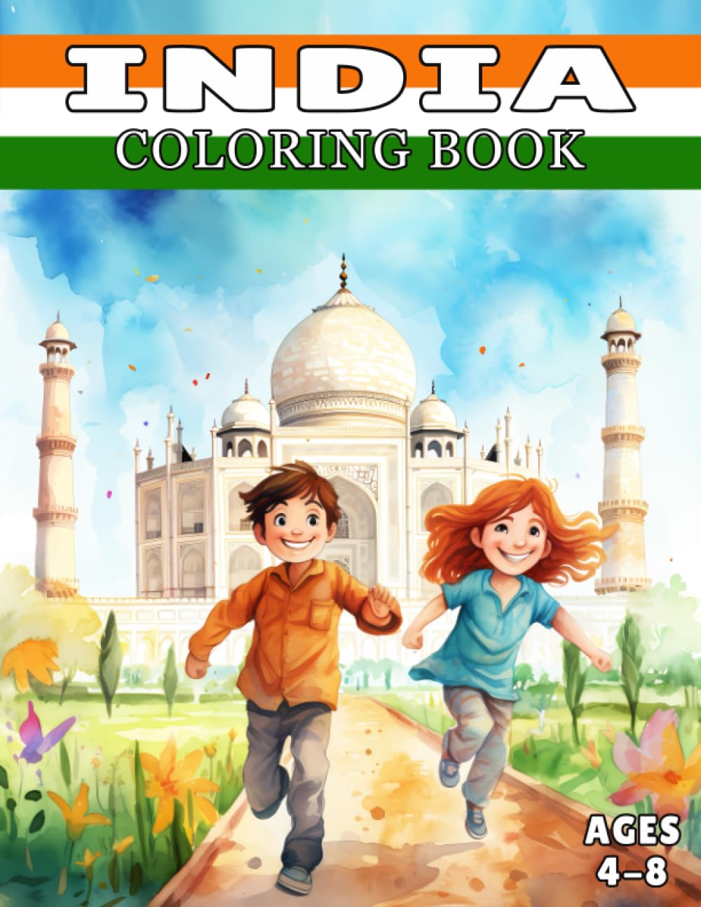 India coloring book for kids: Beautiful India coloring Pages for kids ...