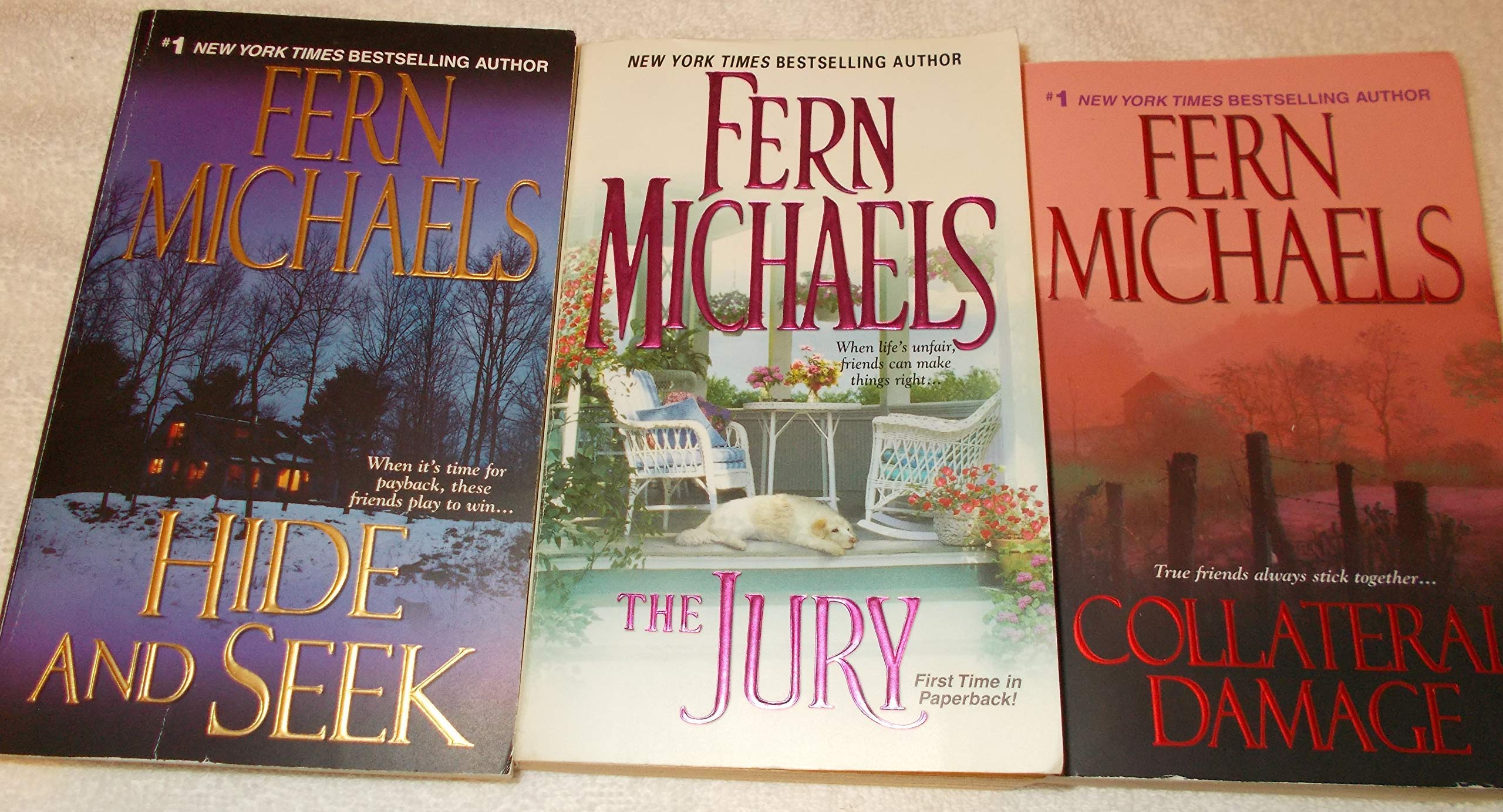 Fern Michaels 3 pack SAVE! Revenge of the Sisterhood: #4 The Jury, #8 ...