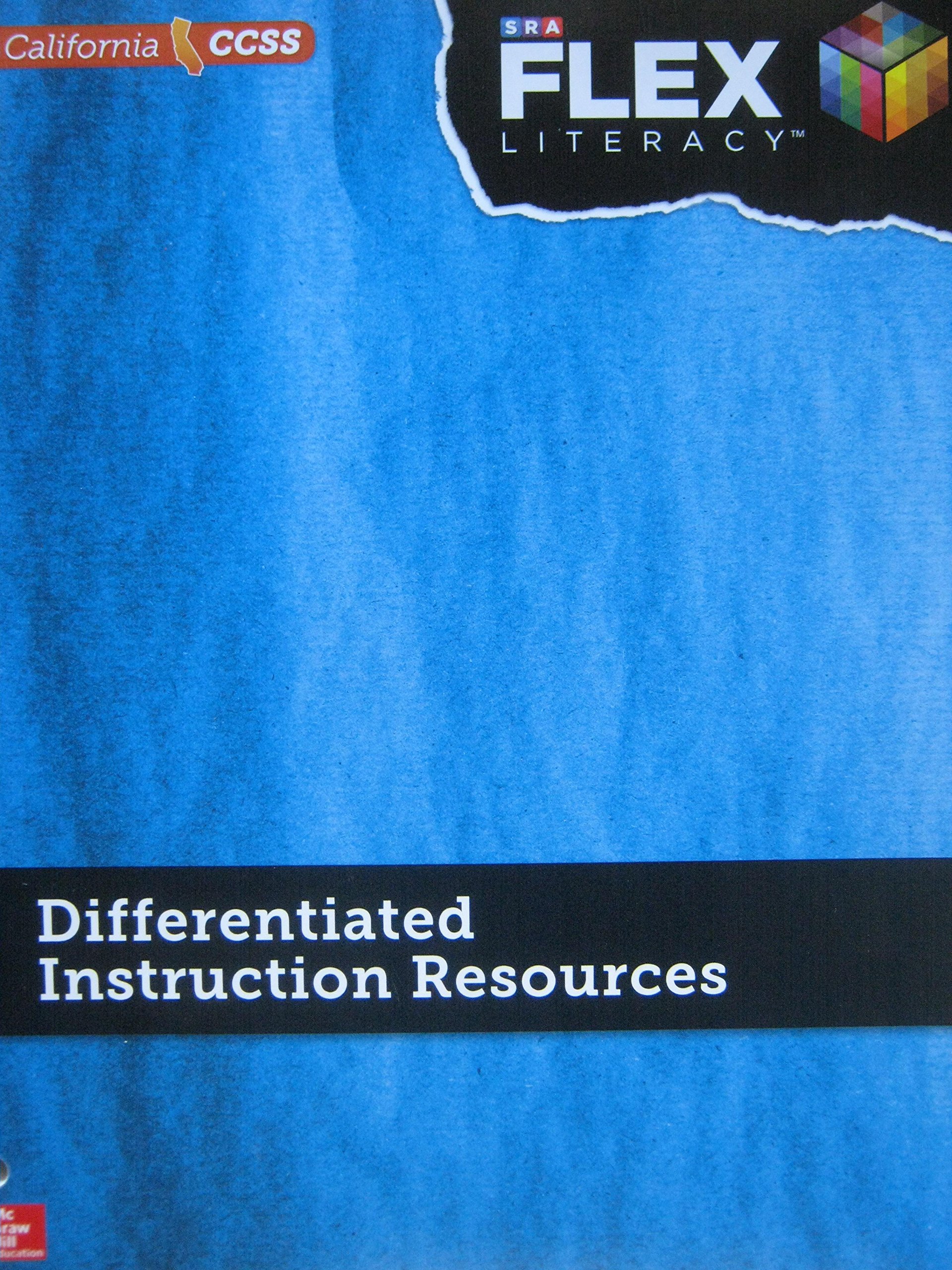 SRA Flex Literacy Elementary System California CCSS Differentiated