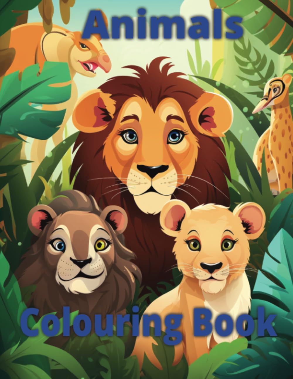Animal colouring book Colouring book for children, Kids, aged 6 12