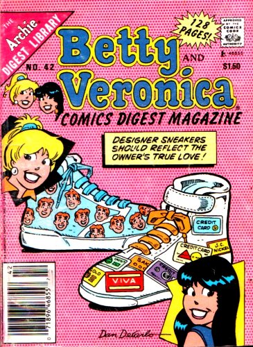 Betty and Veronica Comics Digest Magazine No. 42 May 1990 book cover