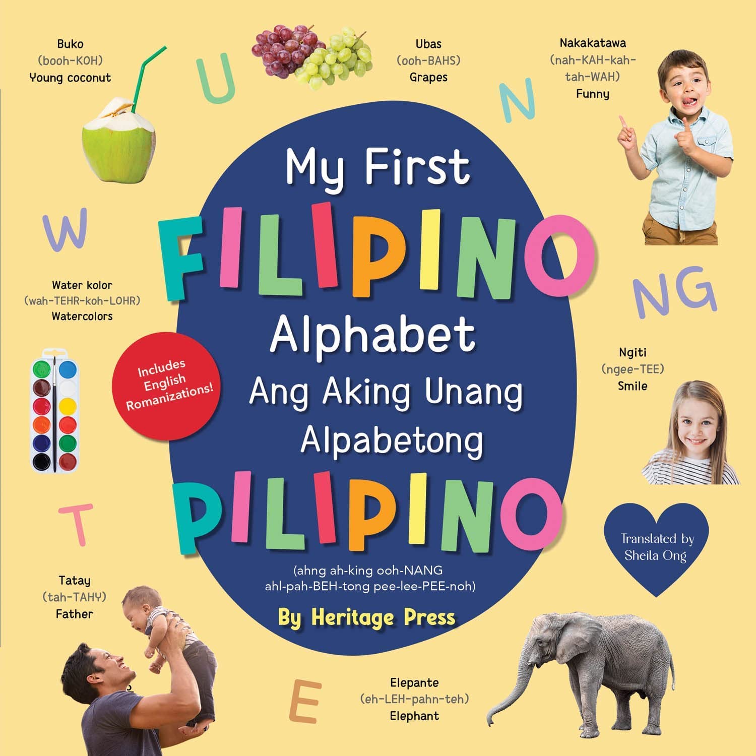 My First Filipino Alphabet Book, Board Book Bilingual Tagalog books