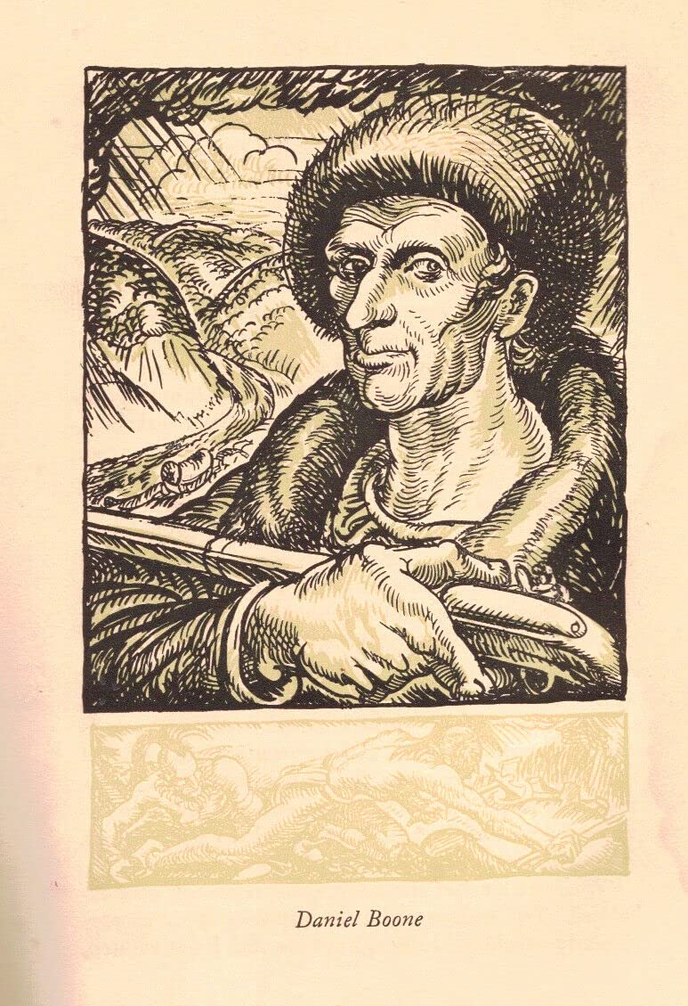 1936 HISTORY DANIEL BOONE JOHNNY APPLESEED OLD HICKORY KIT CARSON JOHN