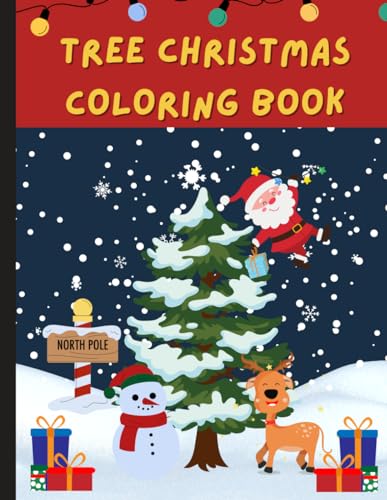 christmas tree coloring book: 50 Fun and Detailed Designs by Christmas ...