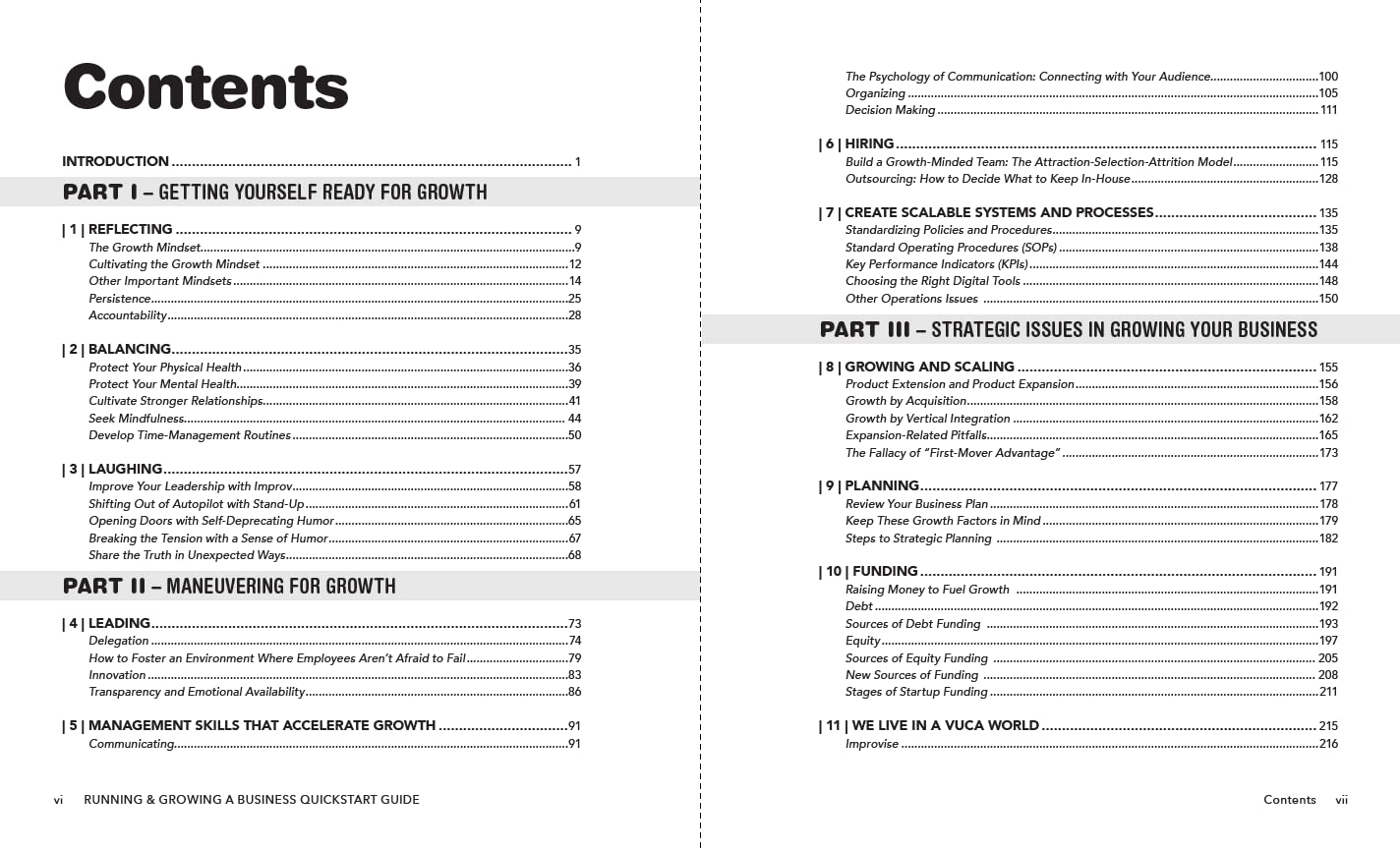 Running & Growing a Business QuickStart Guide The Simplified Beginner