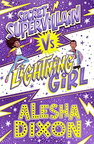 NEW-SECRET SUPERVILLAIN VS LIGHTING GIRL book cover
