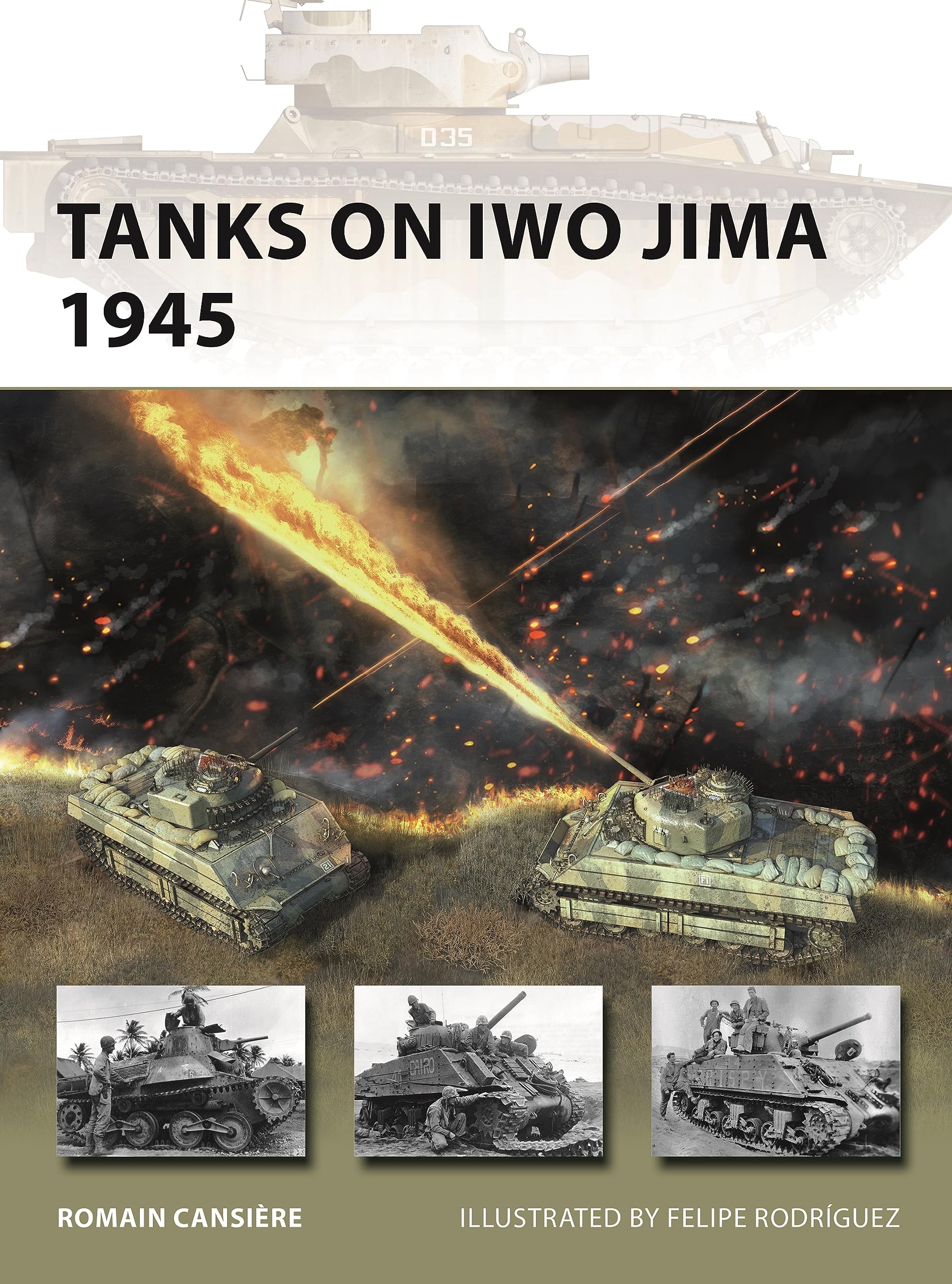 Tanks on Iwo Jima 1945 book cover