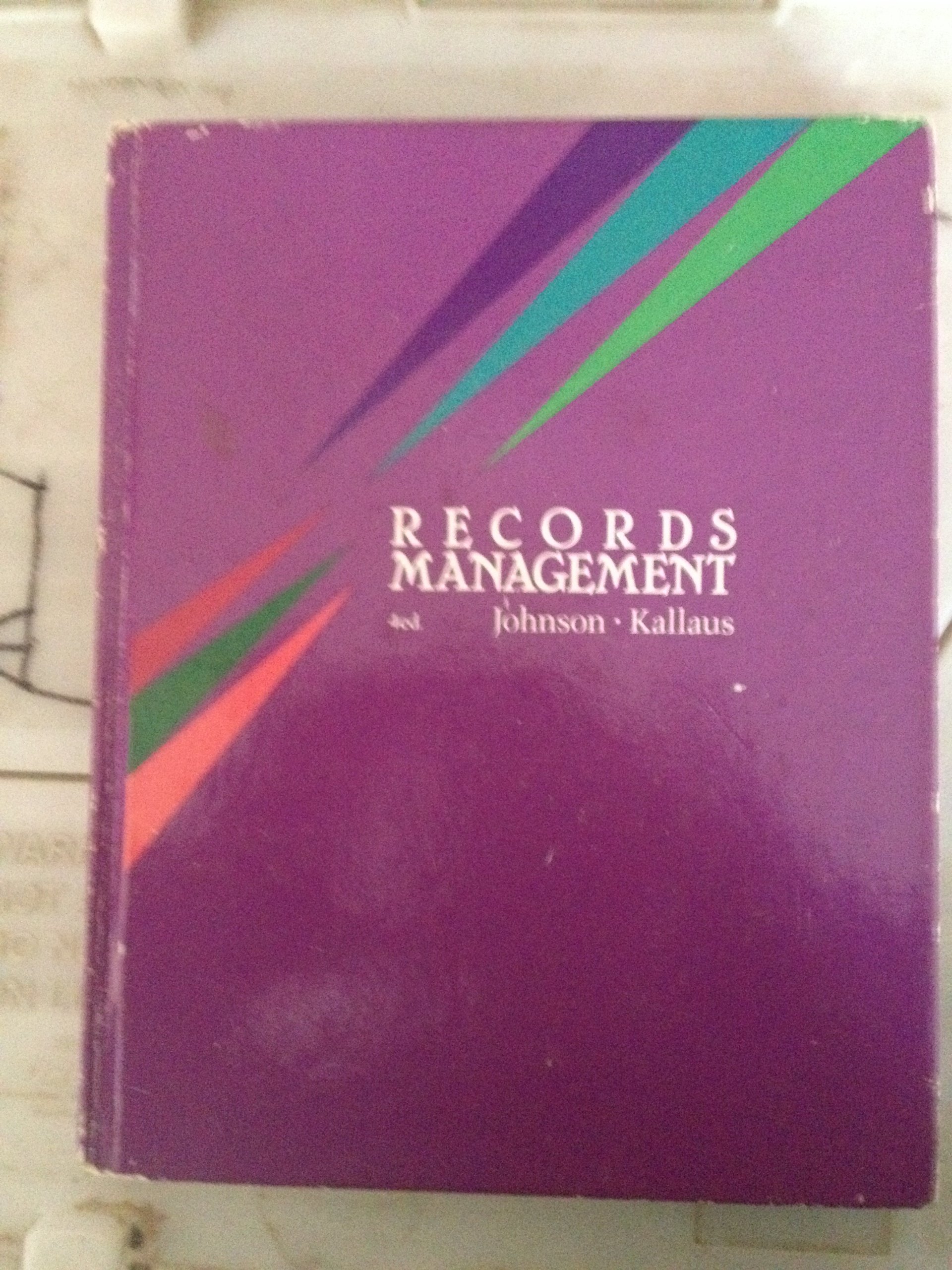 Records management by Mina M. Johnson Goodreads