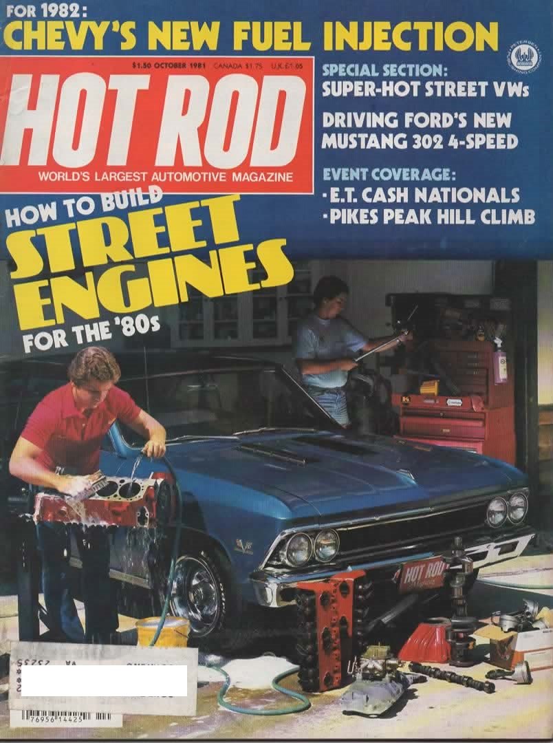 Hot Rod Magazine October 1981 How to Build Street Engines by c Goodreads
