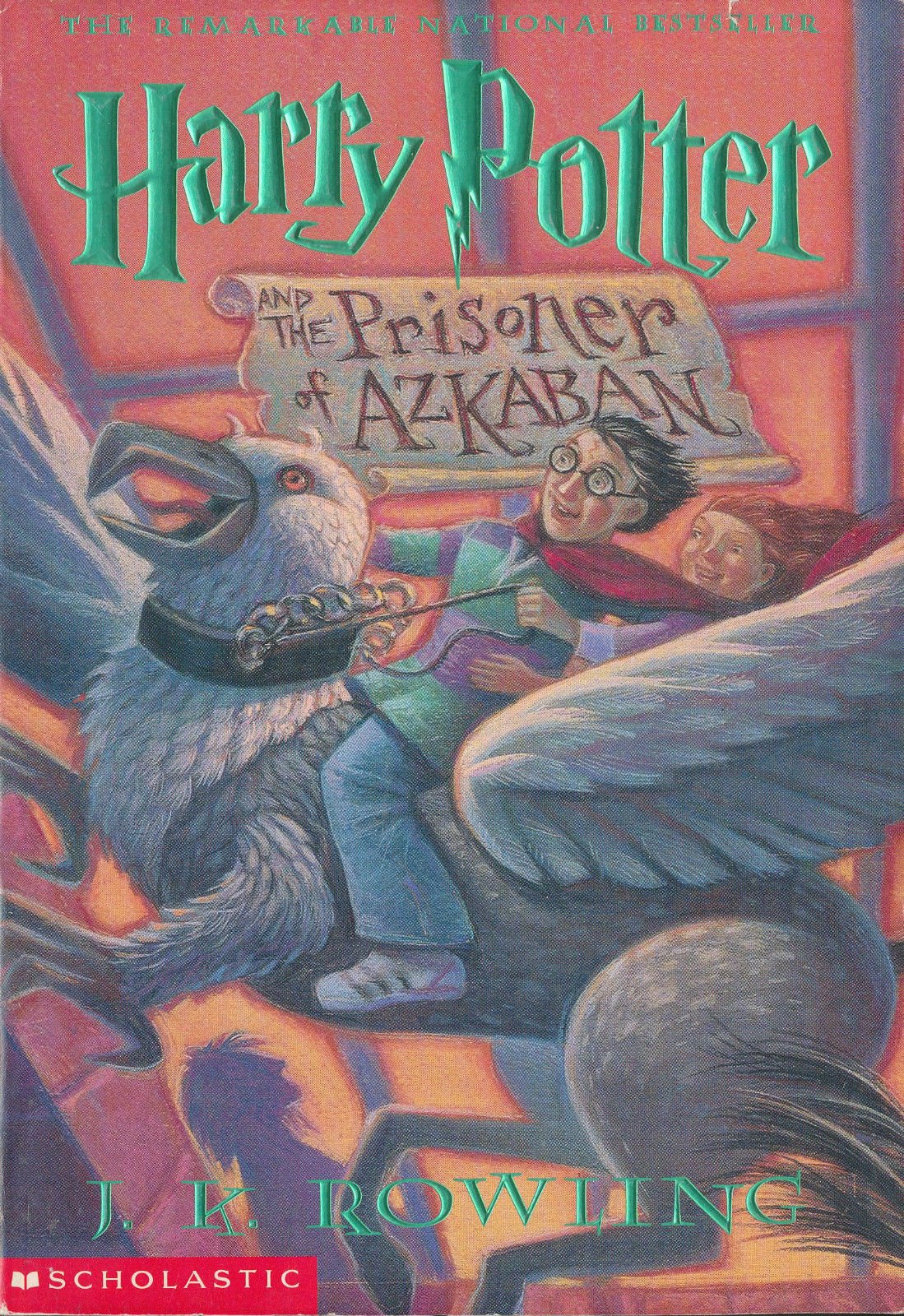 Harry Potter and the Prisoner of Azkaban book cover