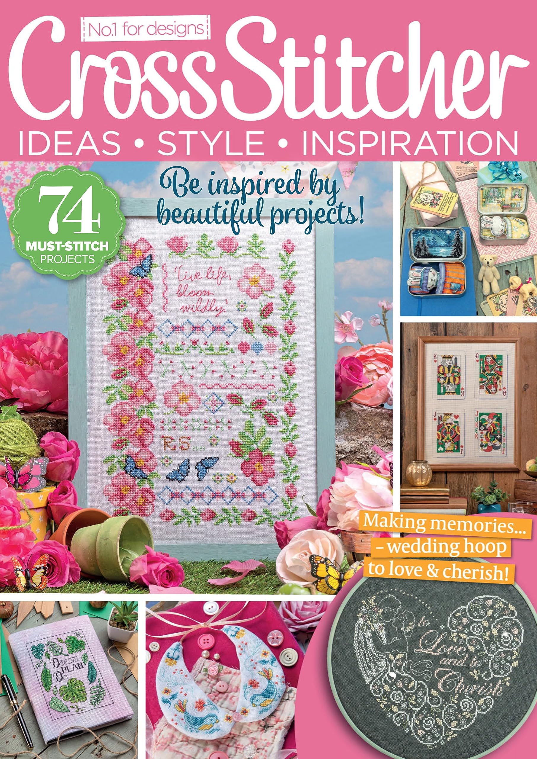 CrossStitcher Issue 396, June 2023 - Be Inspired By Beautiful Projects! 74 Must-Stitch Projects