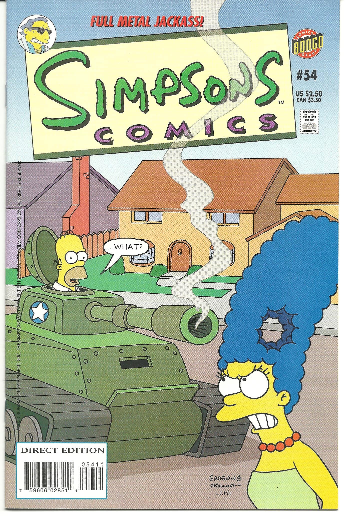 Simpsons Comics #54 book cover