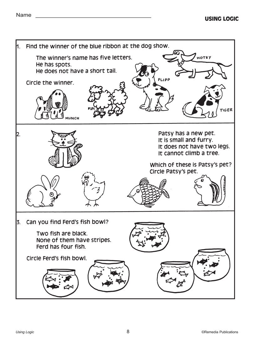 Using Logic: Activities to Develop Creative & Critical Thinking Skills ...