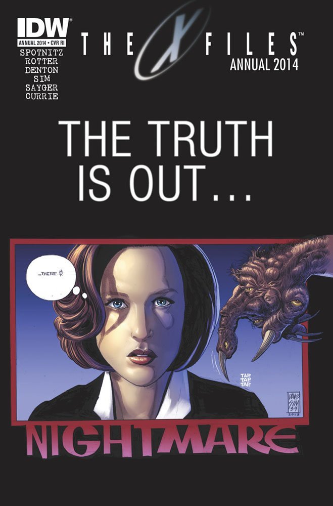 XFiles Annual 2014 (Retailer Incentive Cover) by Frank Spotnitz