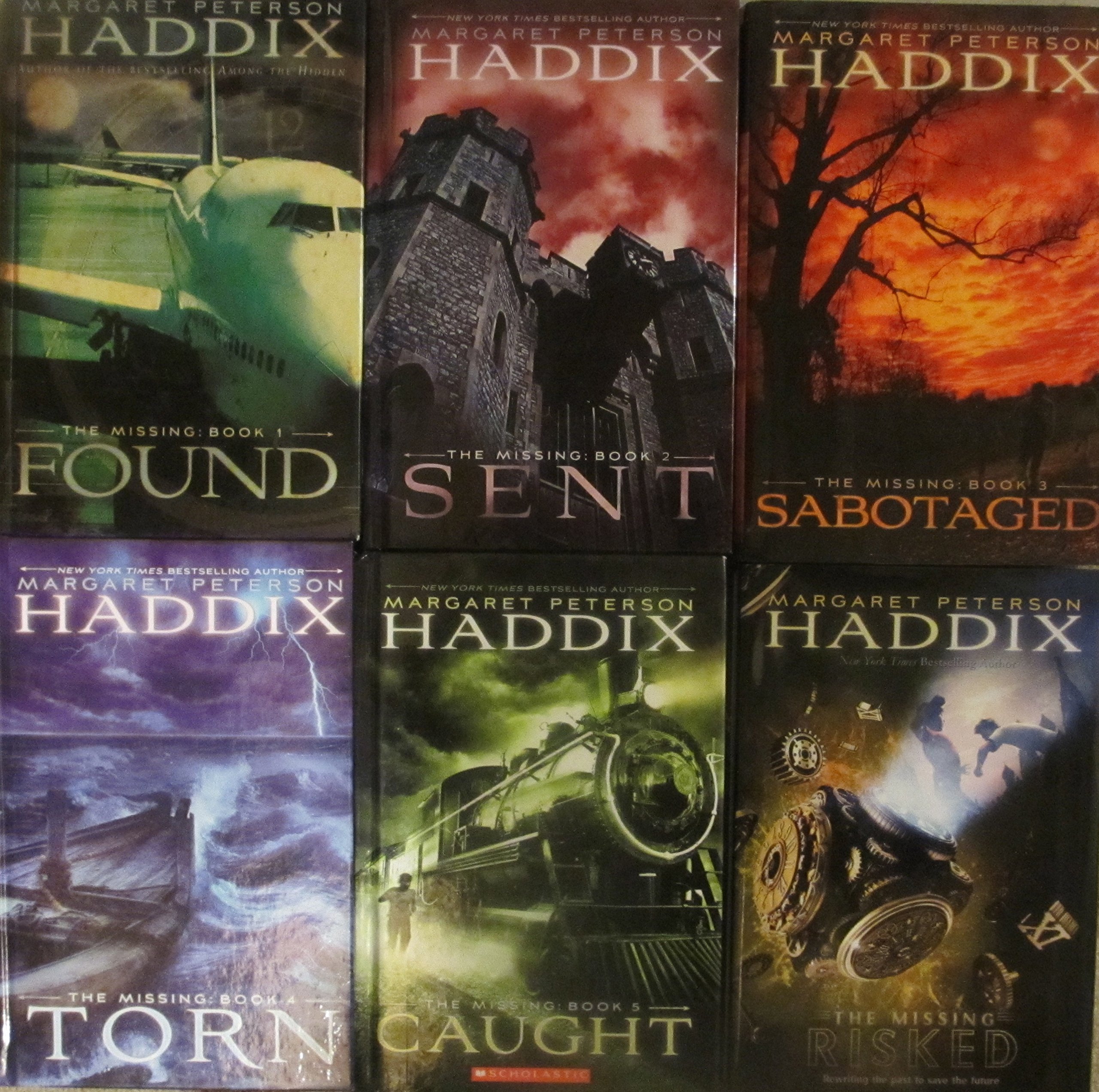 The Missing Series Set by Margaret Peterson Haddix Books 16 by