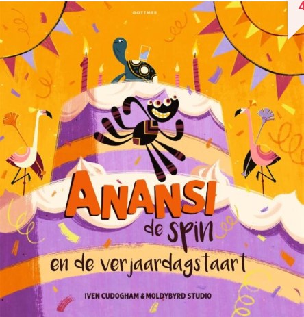 Anansi de spin en de verjaardagstaart