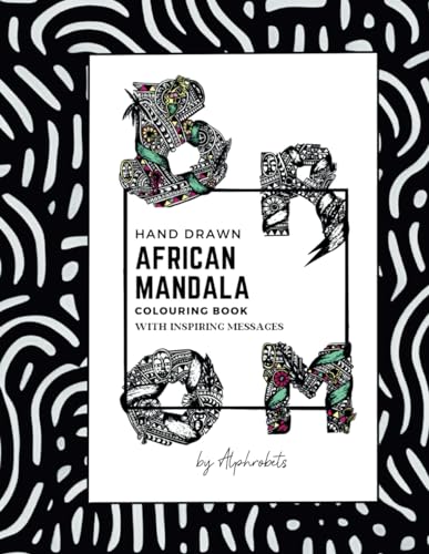 Hand Drawn African Mandala Art: African Mandalas: A Relaxing and ...