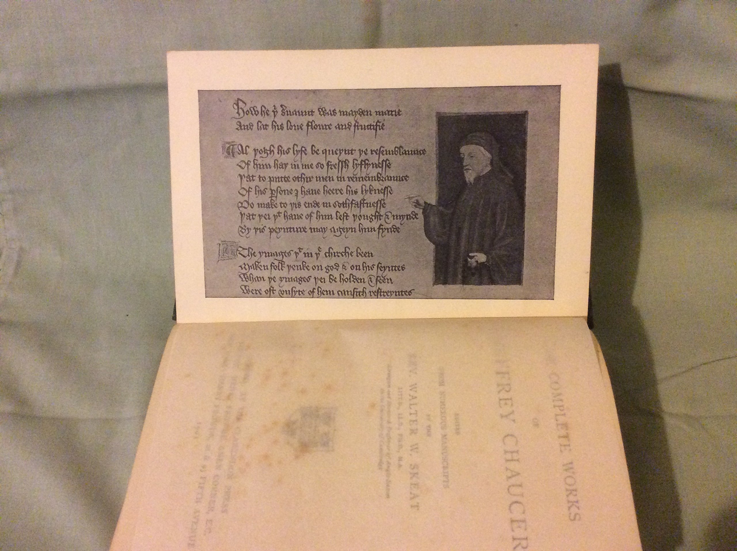 Complete Works of Geoffrey Chaucer book cover