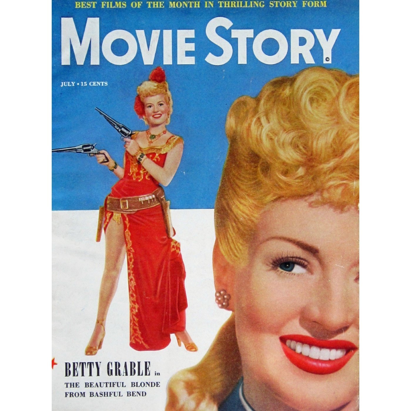 Movie Story July 1949 BETTY GRABLE on the cover, scarce. Inside we have(00)