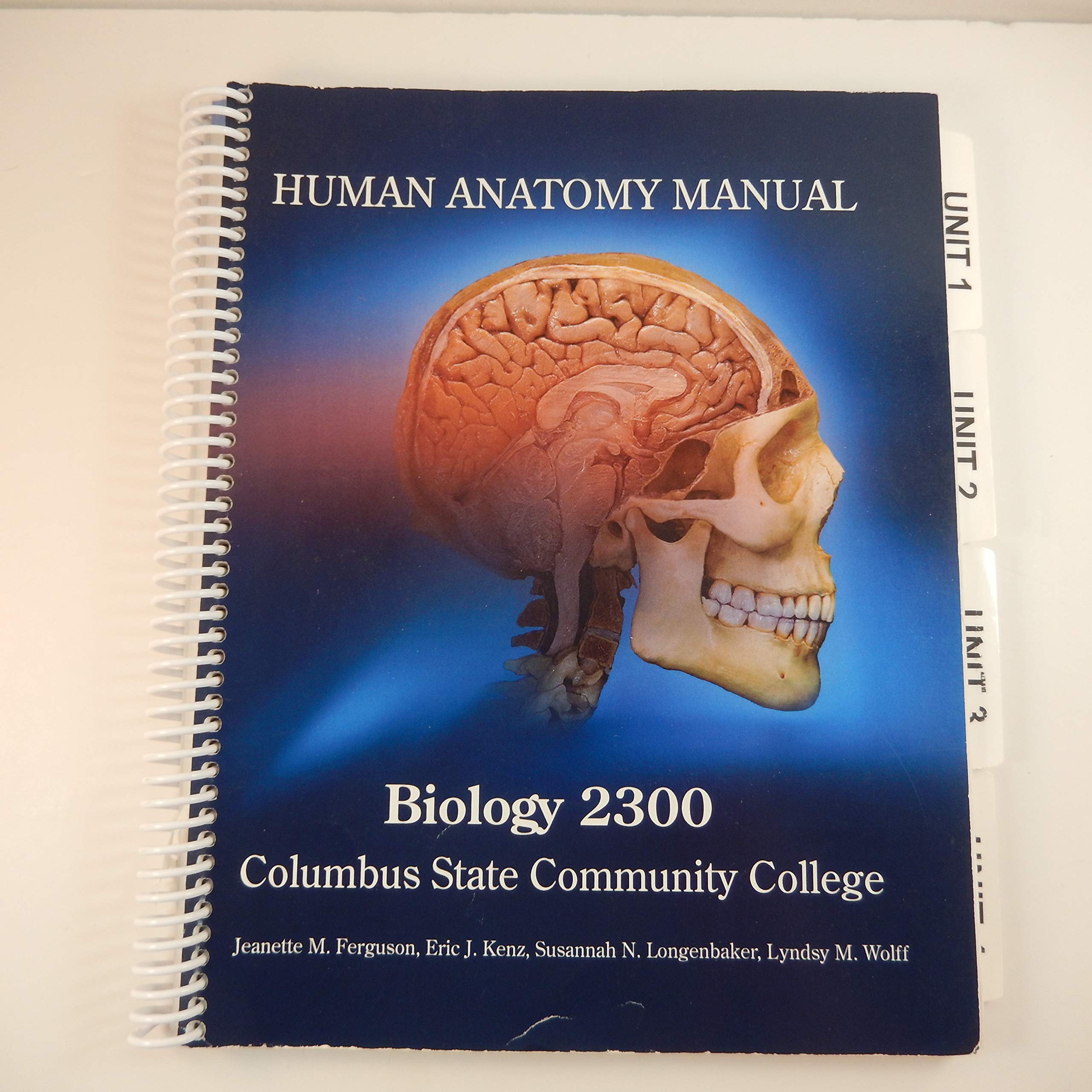 Human Anatomy Manual, Biology 2300, Columbus State Community College by