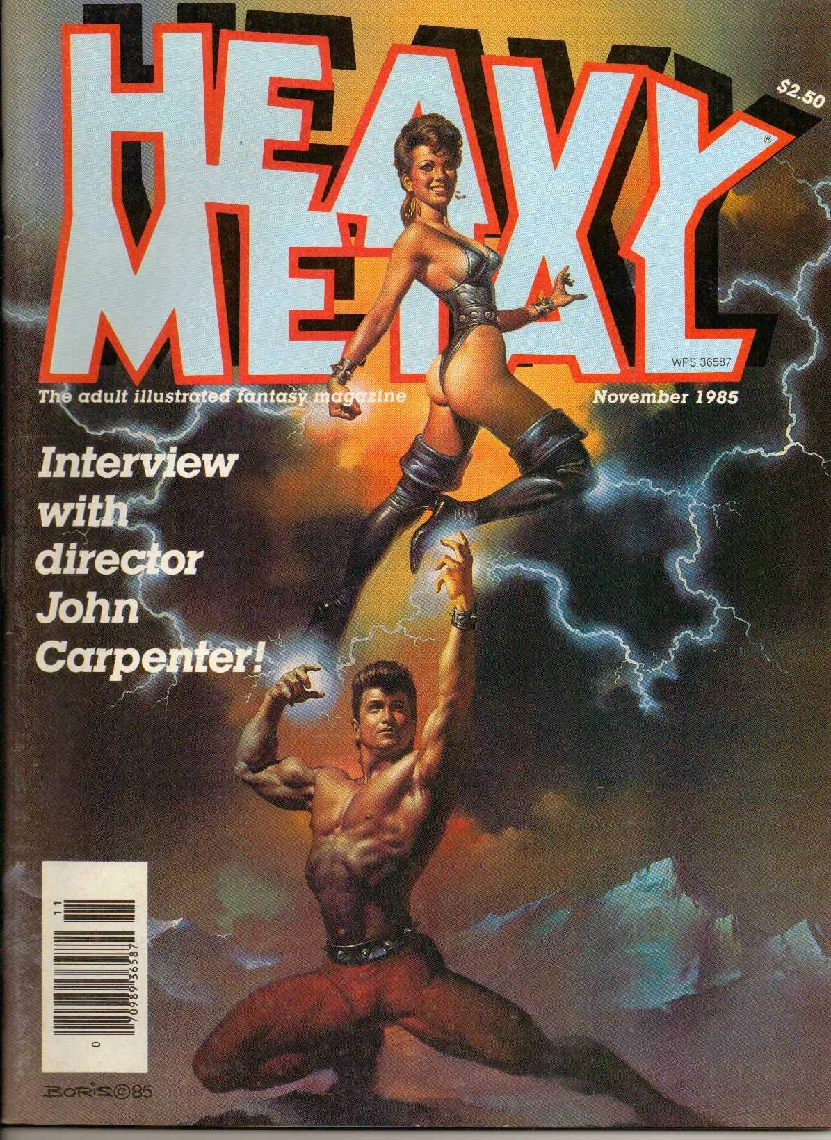 Heavy Metal, November 1985 book cover