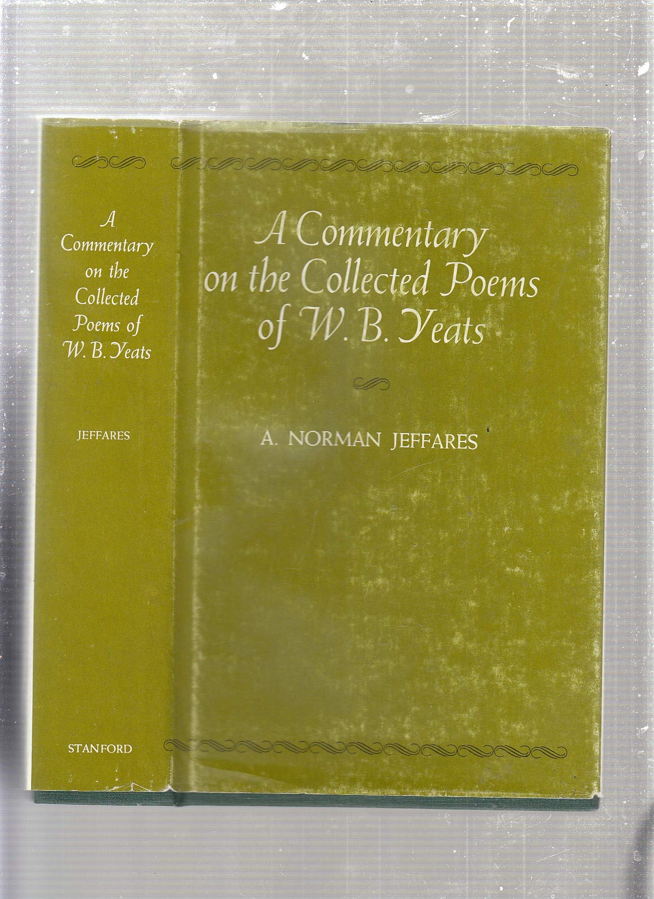 Commentary On the Collected Poems of W. B. Yeats by A. Norman Jeffares ...